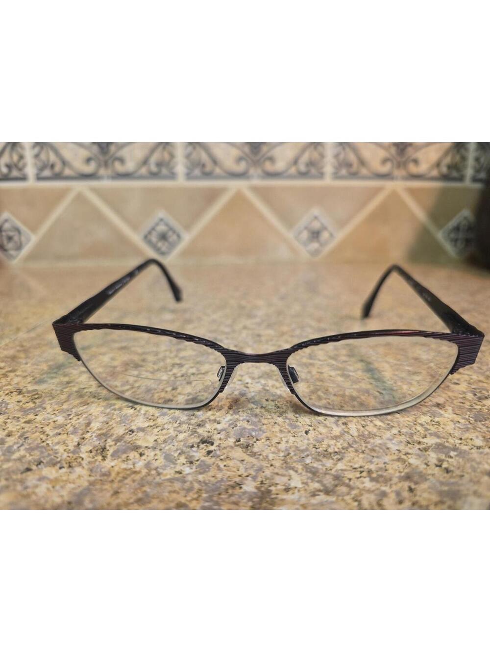 Scott Harris SH 330 Eyeglasses Eyewear 52-18 Square Metal  Glasses FRAMES ONLY